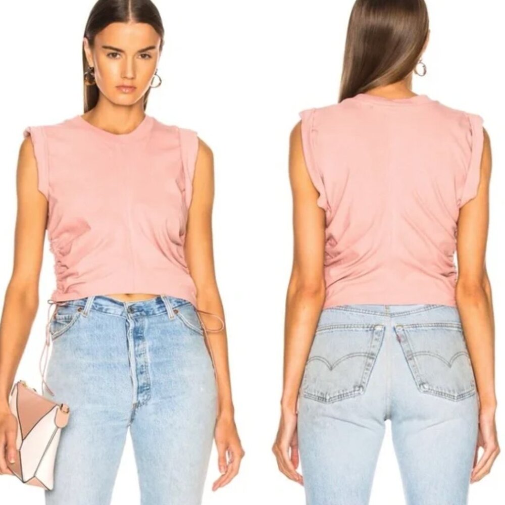 T by Alexander Wang rosy pink sleeveless shirt